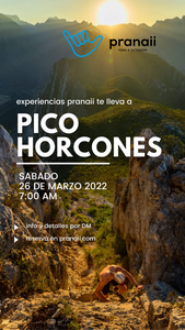 Pranaii - Hike "Pico Horcones" sábado 26 de Marzo 2022